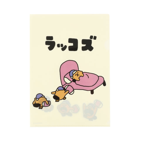 クリアファイル(ラッコズ　ベッド)